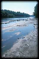 The Szamos river at Csenger
